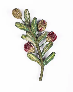 olive branch brooch