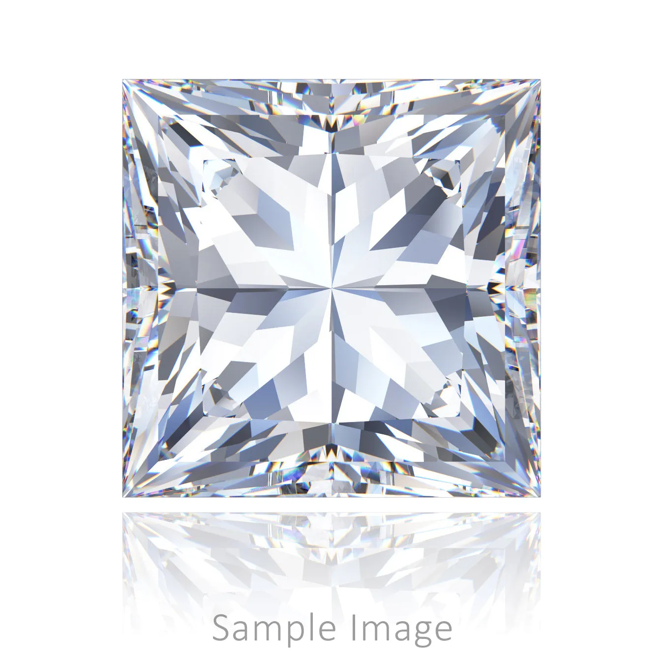 0.62 CT Loose Diamond - Princess (H-VVS2)