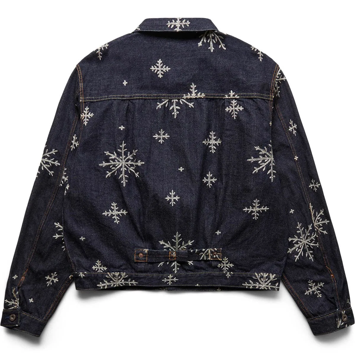 14OZ DENIM SNOW EMBROIDERY 1ST JKT