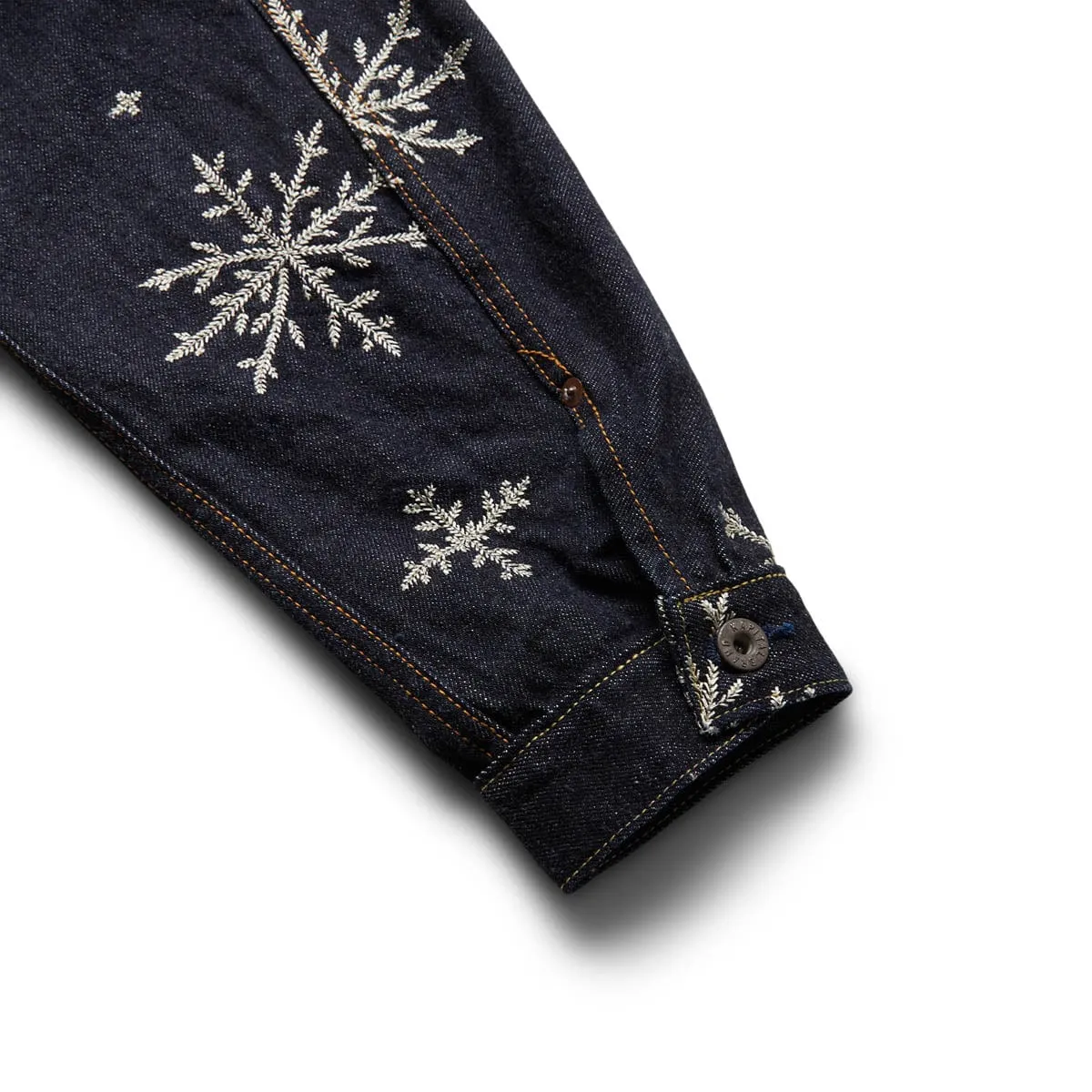 14OZ DENIM SNOW EMBROIDERY 1ST JKT