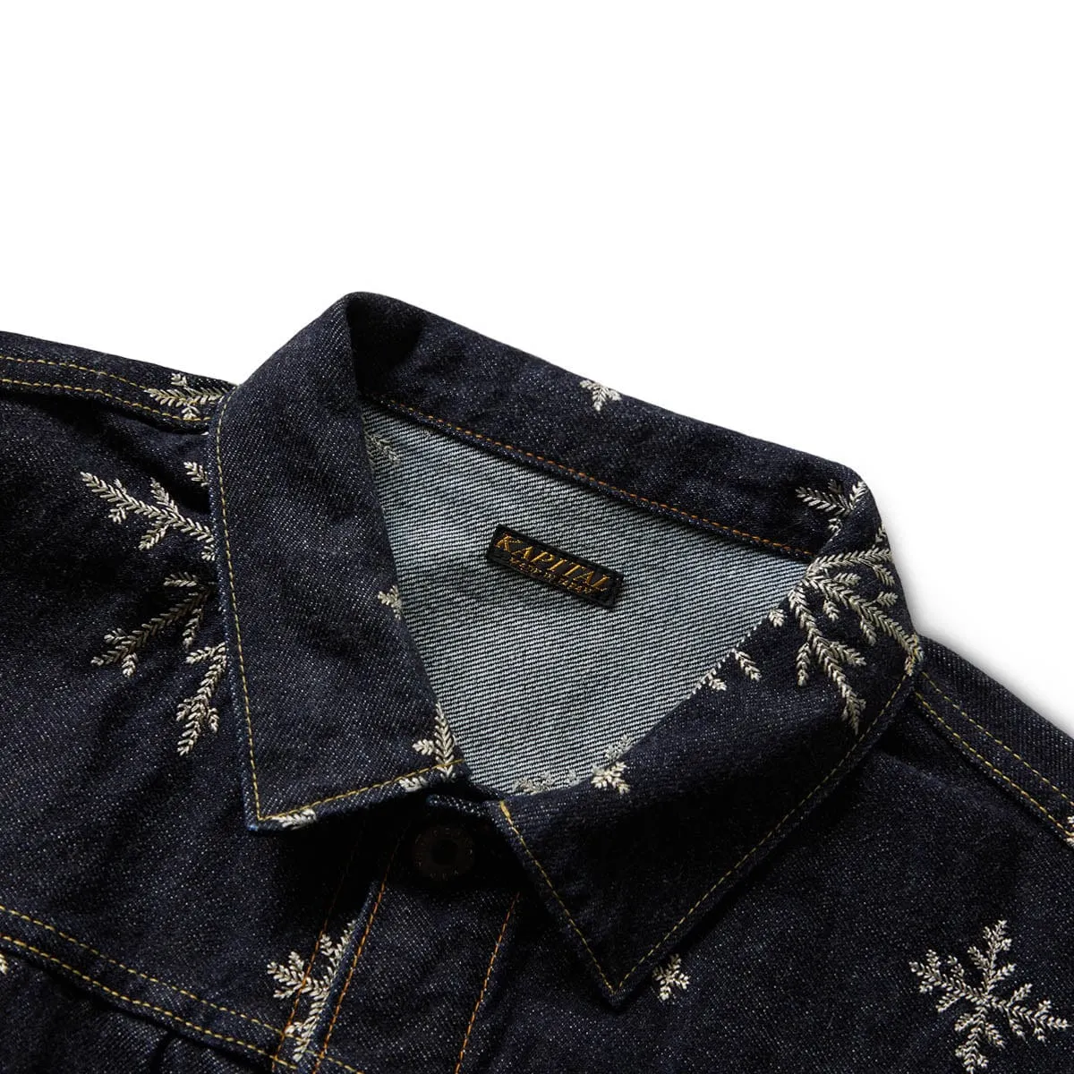 14OZ DENIM SNOW EMBROIDERY 1ST JKT