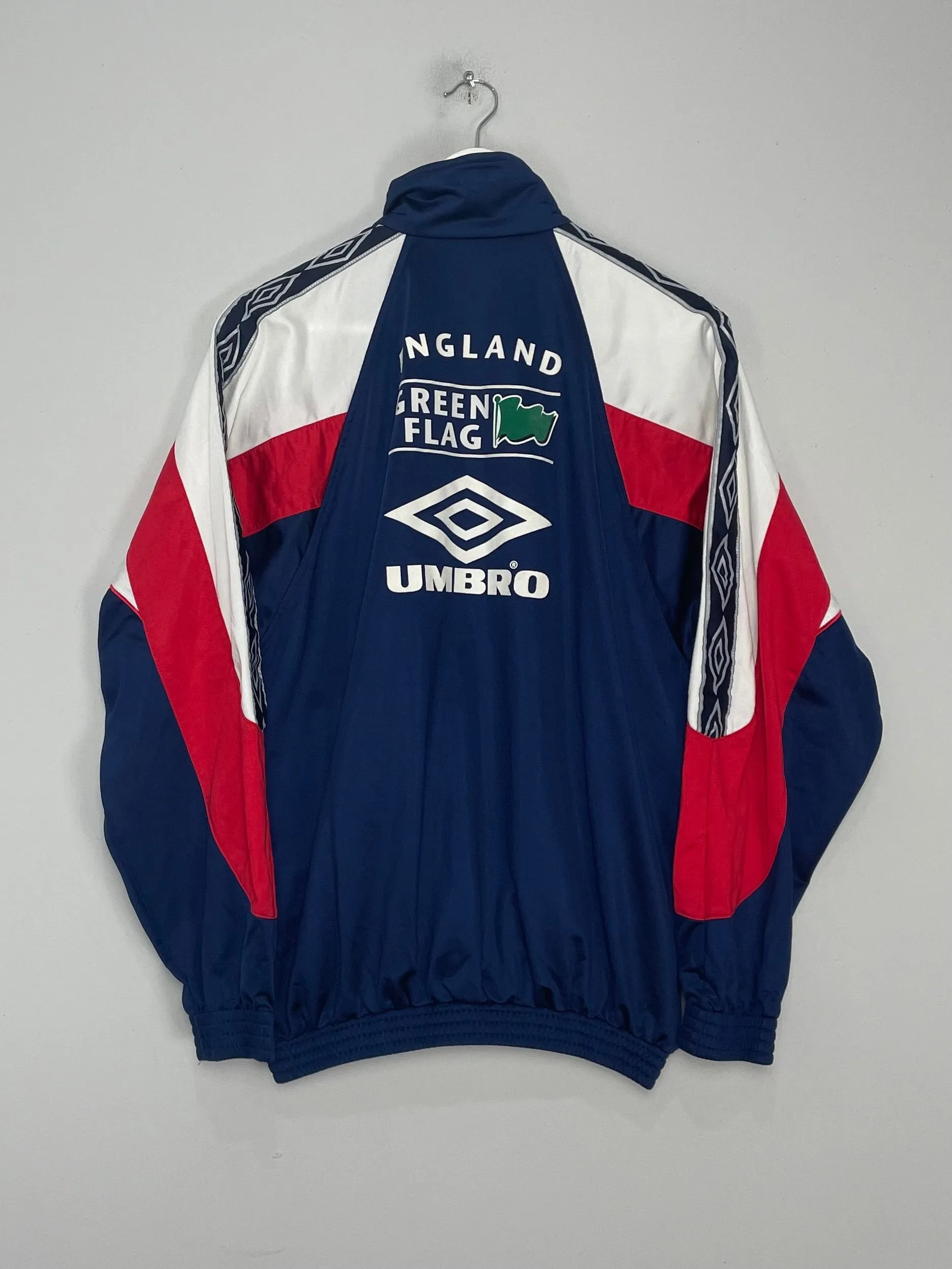 1994/96 ENGLAND TRACKSUIT TOP (S) UMBRO