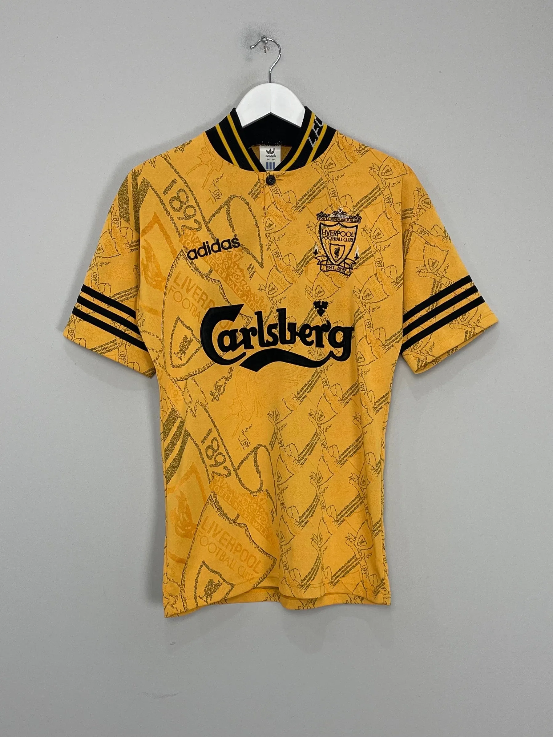 1994/96 LIVERPOOL MCMANAMAN #17 THIRD SHIRT (S) ADIDAS