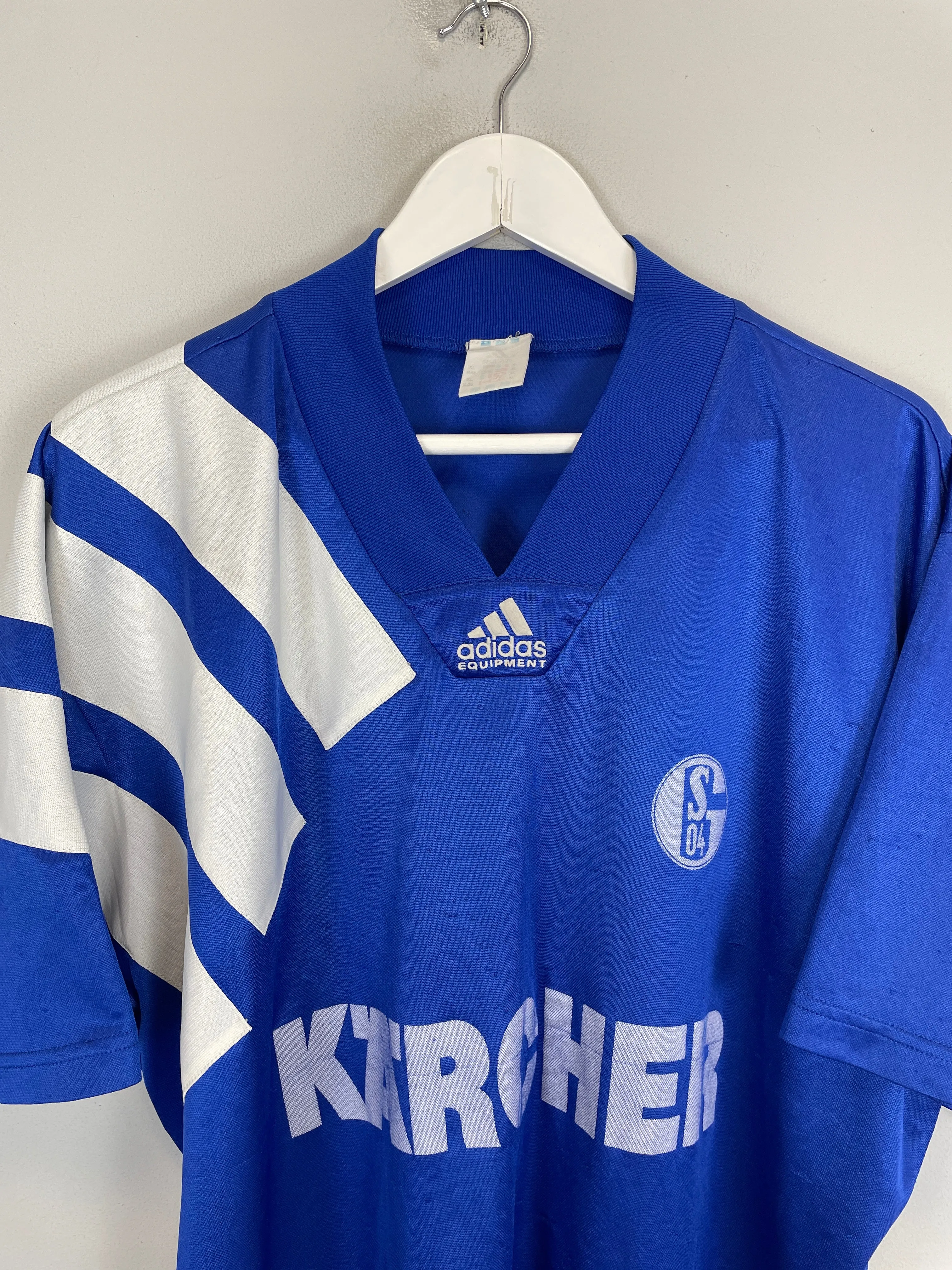 1994/96 SCHALKE HOME SHIRT (XL) ADIDAS