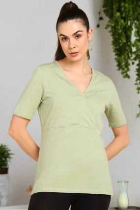 247 Zactive™ Pista Zipless Maternity Feeding Top