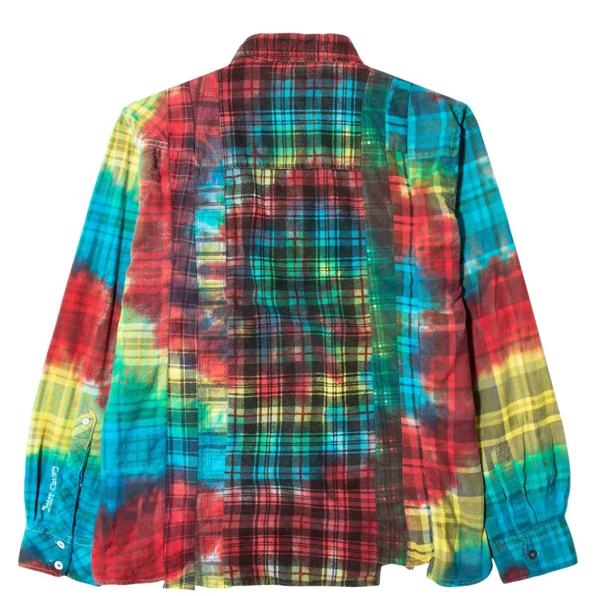 7 CUTS FLANNEL TIE DYE SHIRT FW20 1