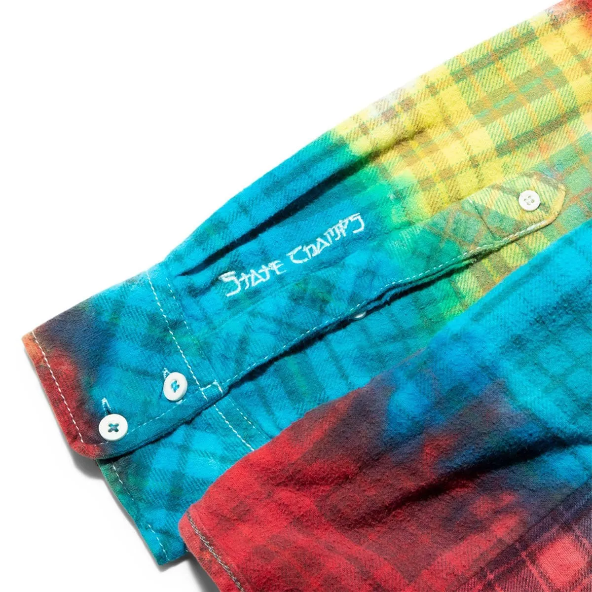 7 CUTS FLANNEL TIE DYE SHIRT FW20 1