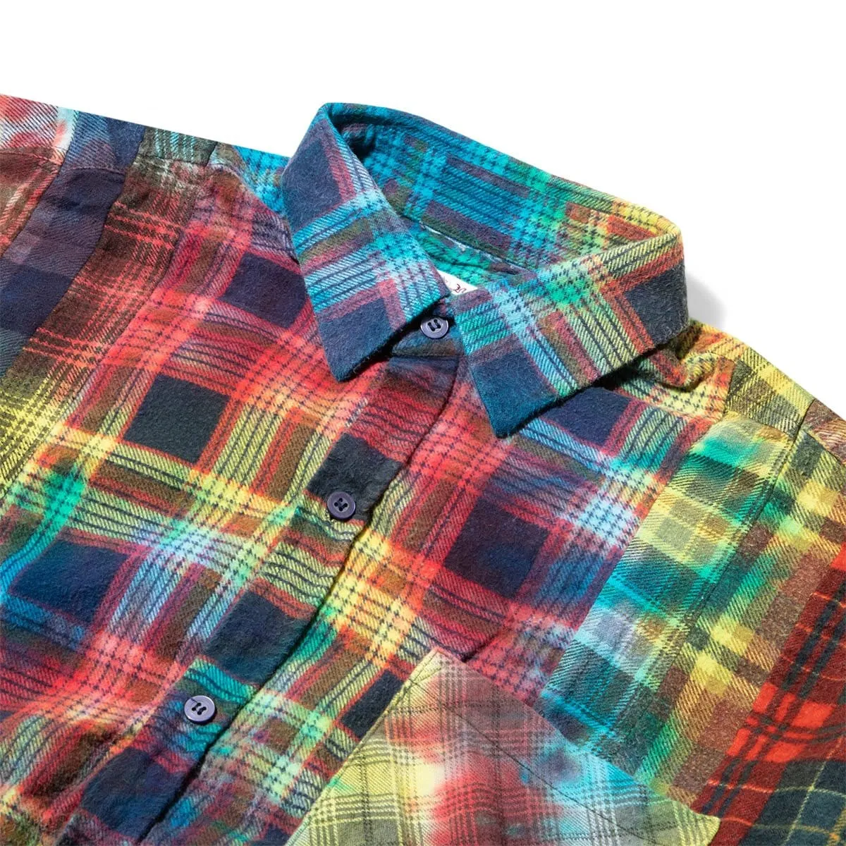 7 CUTS FLANNEL TIE DYE SHIRT FW20 20