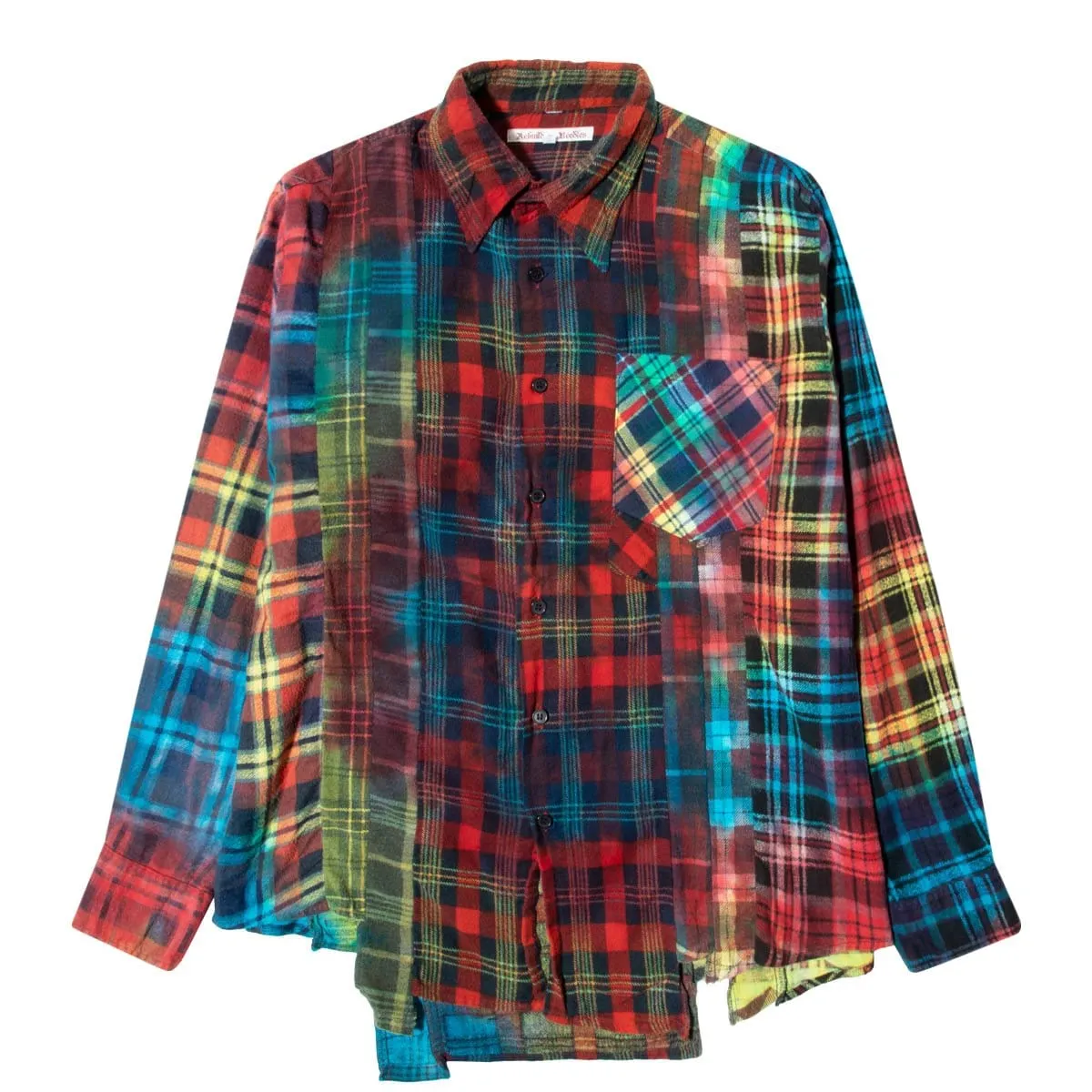 7 CUTS FLANNEL TIE DYE SHIRT FW20 2