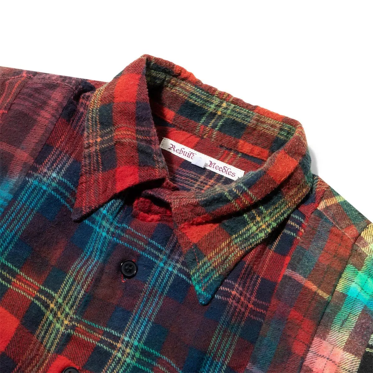 7 CUTS FLANNEL TIE DYE SHIRT FW20 2