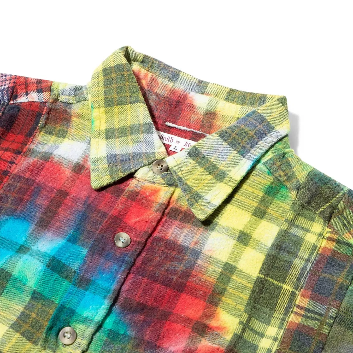 7 CUTS FLANNEL TIE DYE SHIRT FW20 9