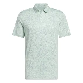 adidas Golf Ultimate365 Jacquard Polo Shirt - Semi Green Spark