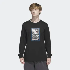 Adidas Graphic Shmoofoil Long Sleeve Tee Black