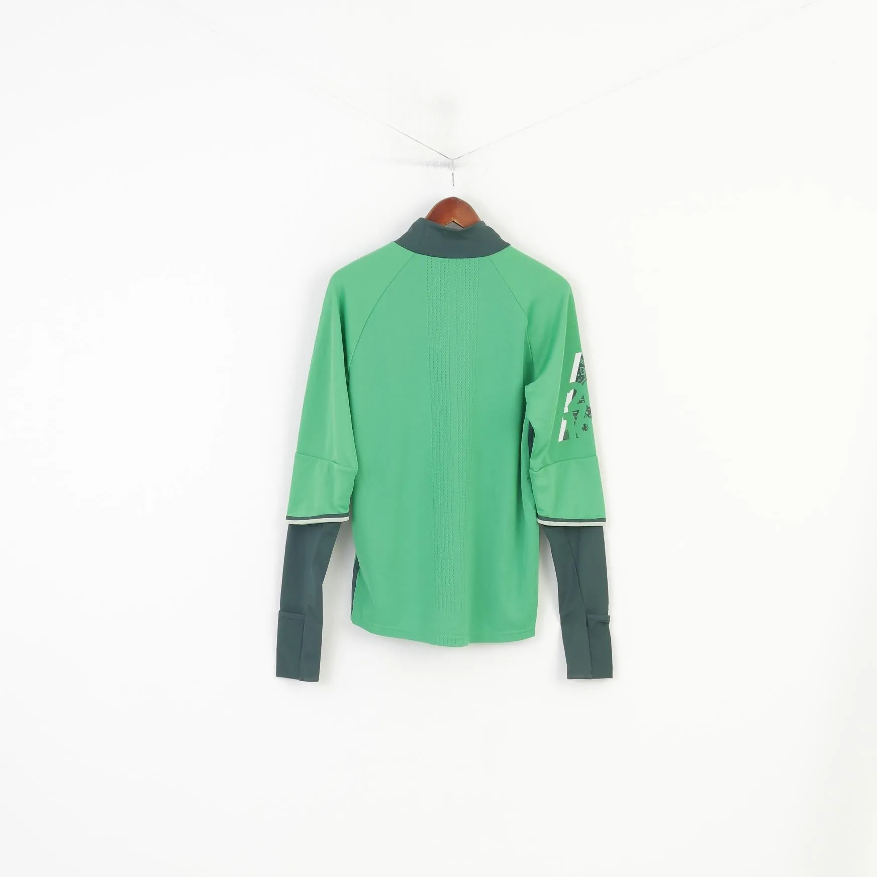 Adidas Men S Shirt Football Club Green Long Sleeve Euro 2016 France Top