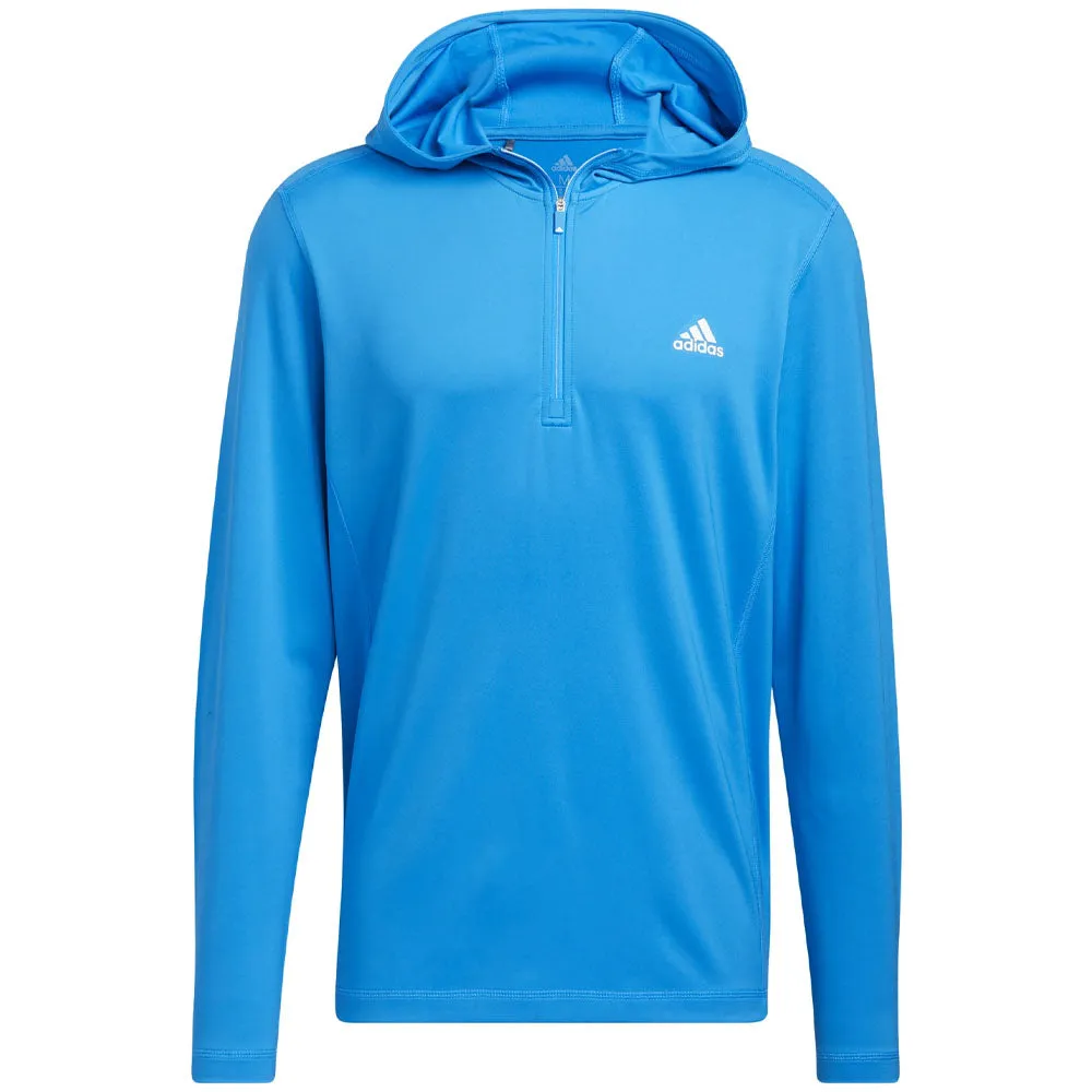 adidas Novelty 1/4 Zip Hoodie - Blue Rush