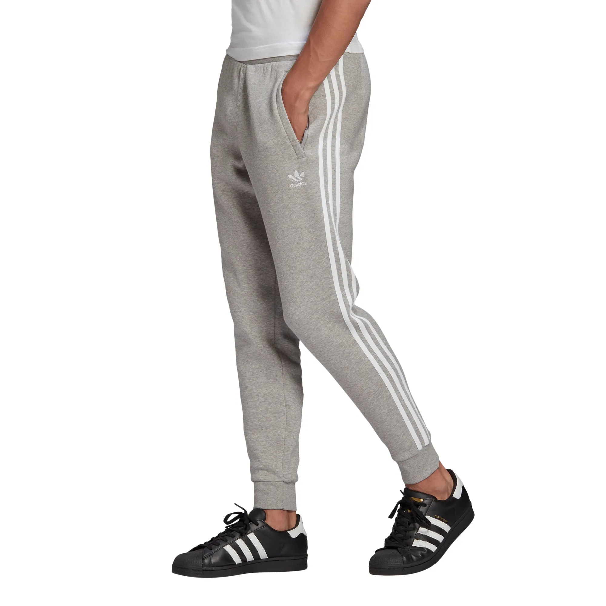 Adidas Originals 3 Streifen Jogginghose grau GN3530