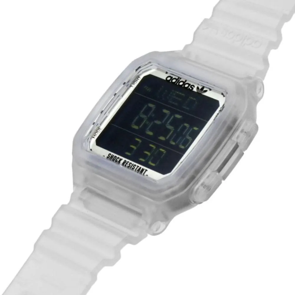 ADIDASD AOST22049 WHITE PLASTIC/RESIN UNISEX WATCH