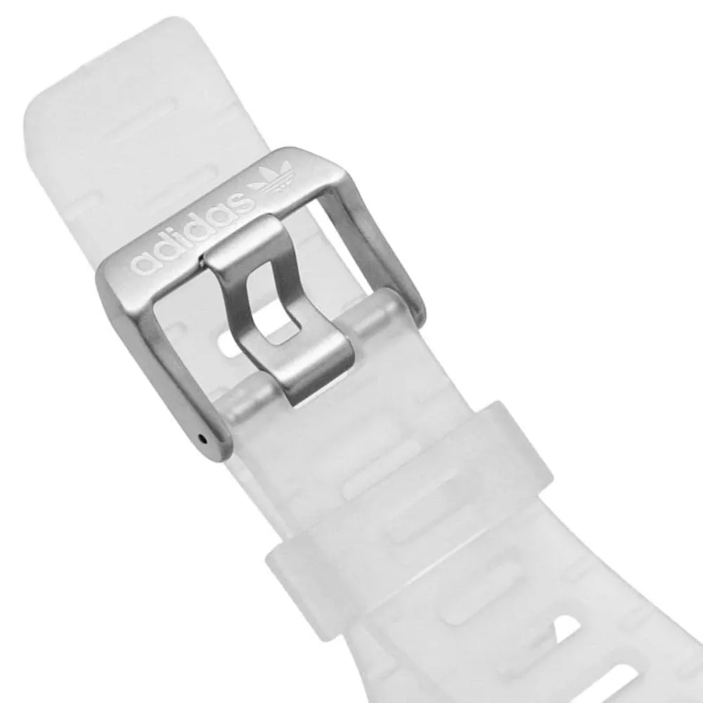 ADIDASD AOST22049 WHITE PLASTIC/RESIN UNISEX WATCH