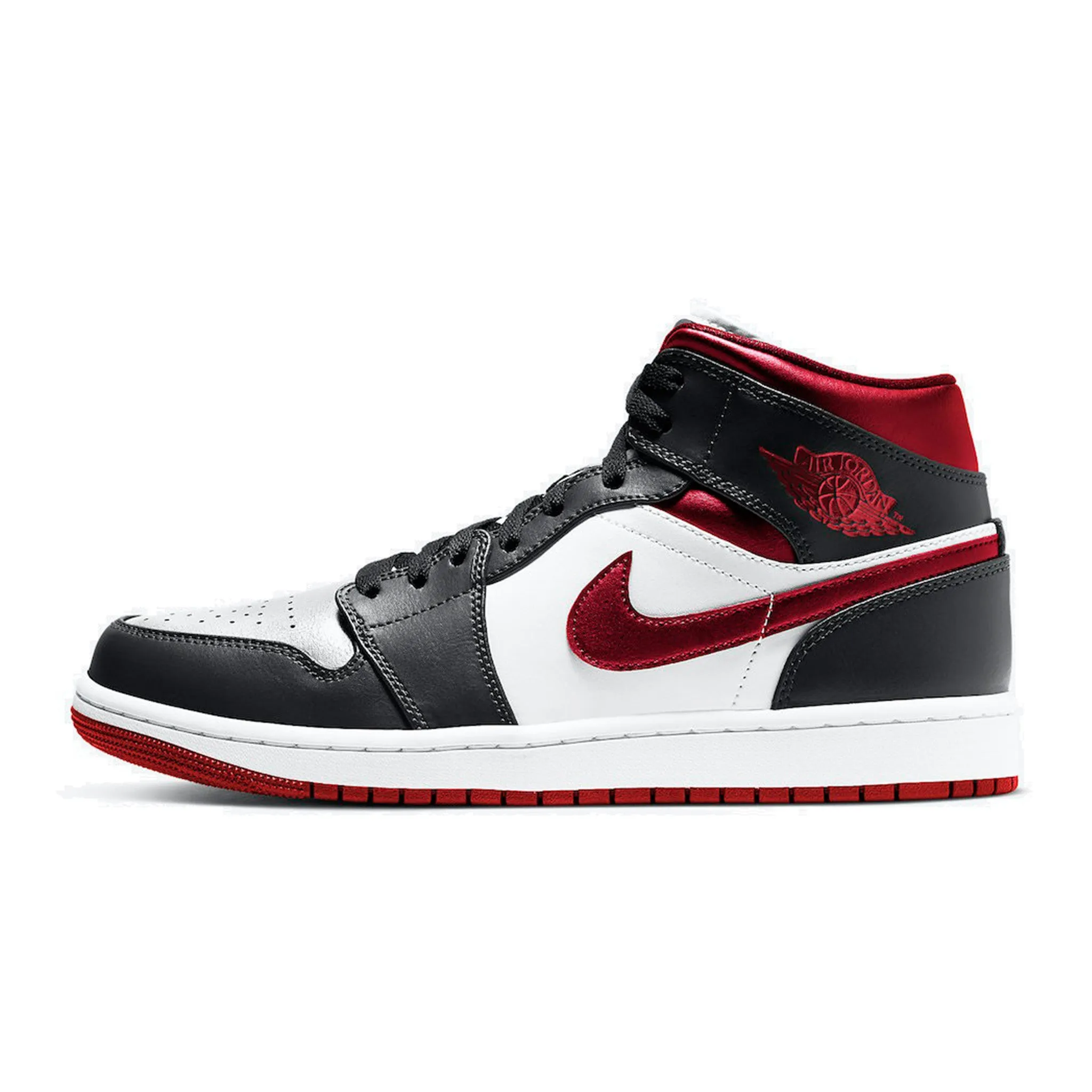 AIR JORDAN 1 MID GYM RED BLACK WHITE 2021