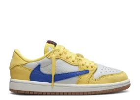 Air Jordan 1 Retro Low OG x Travis Scott 'Canary'(PS)