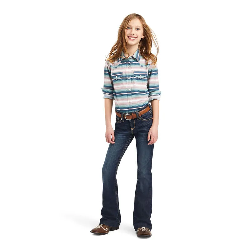 Ariat Girls REAL Downstream Shirt Style 10042240