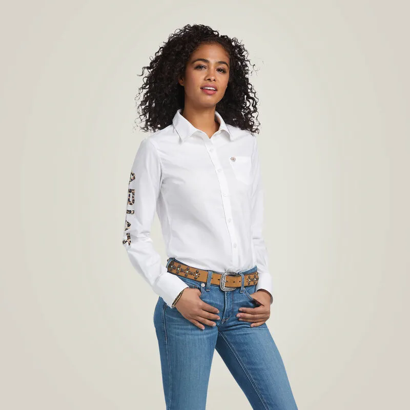 Ariat Ladies Wrinkle Resist Team Kirby Stretch Shirt Style 10039457