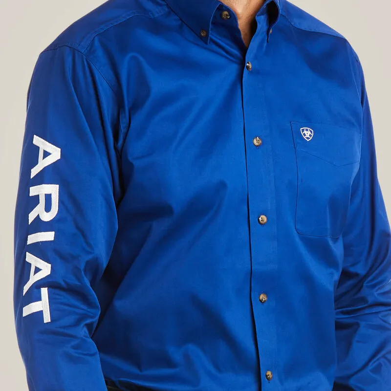 Ariat Mens Team Logo Twill Fitted Shirt Style 10034232