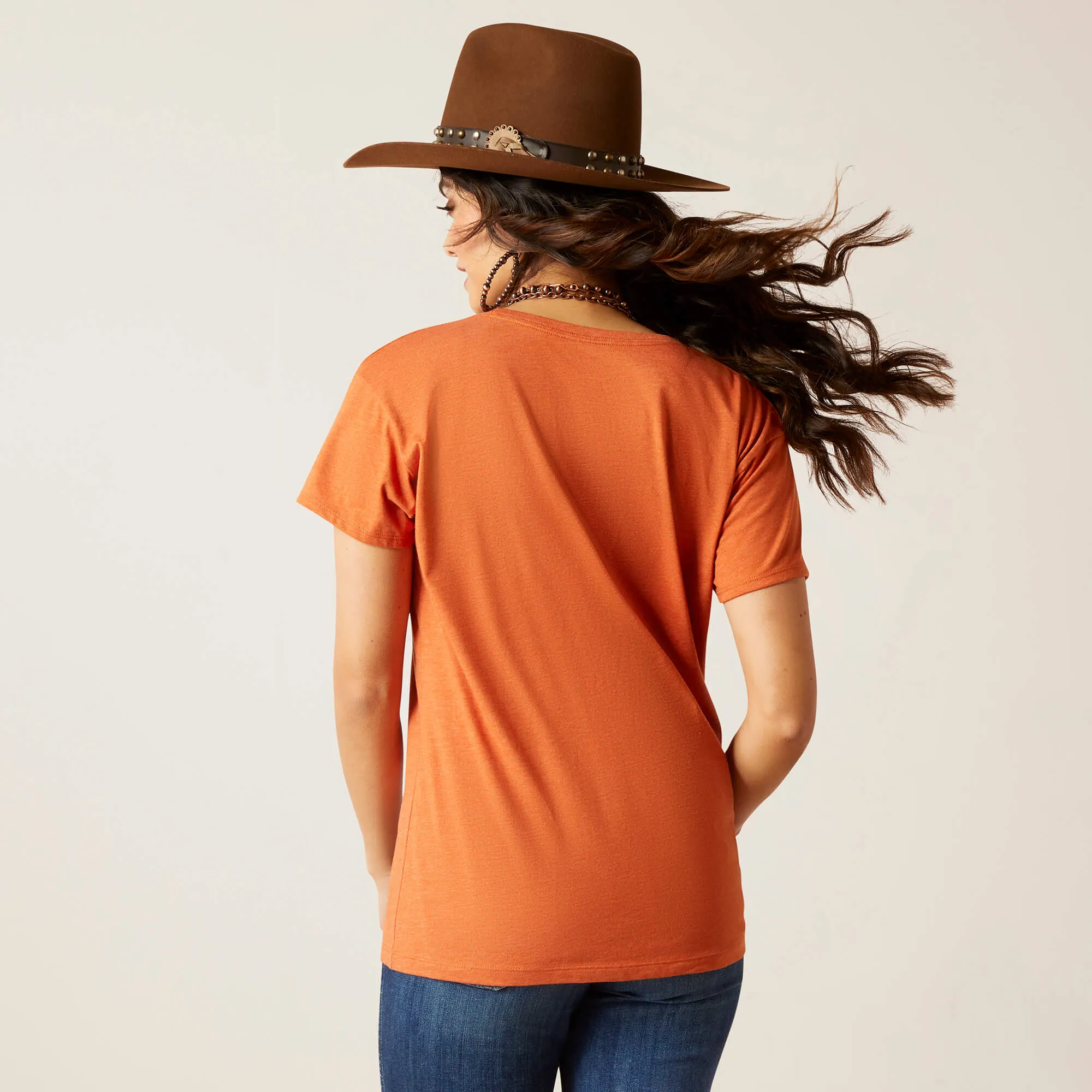 Ariat Women's Bison Skull Tee