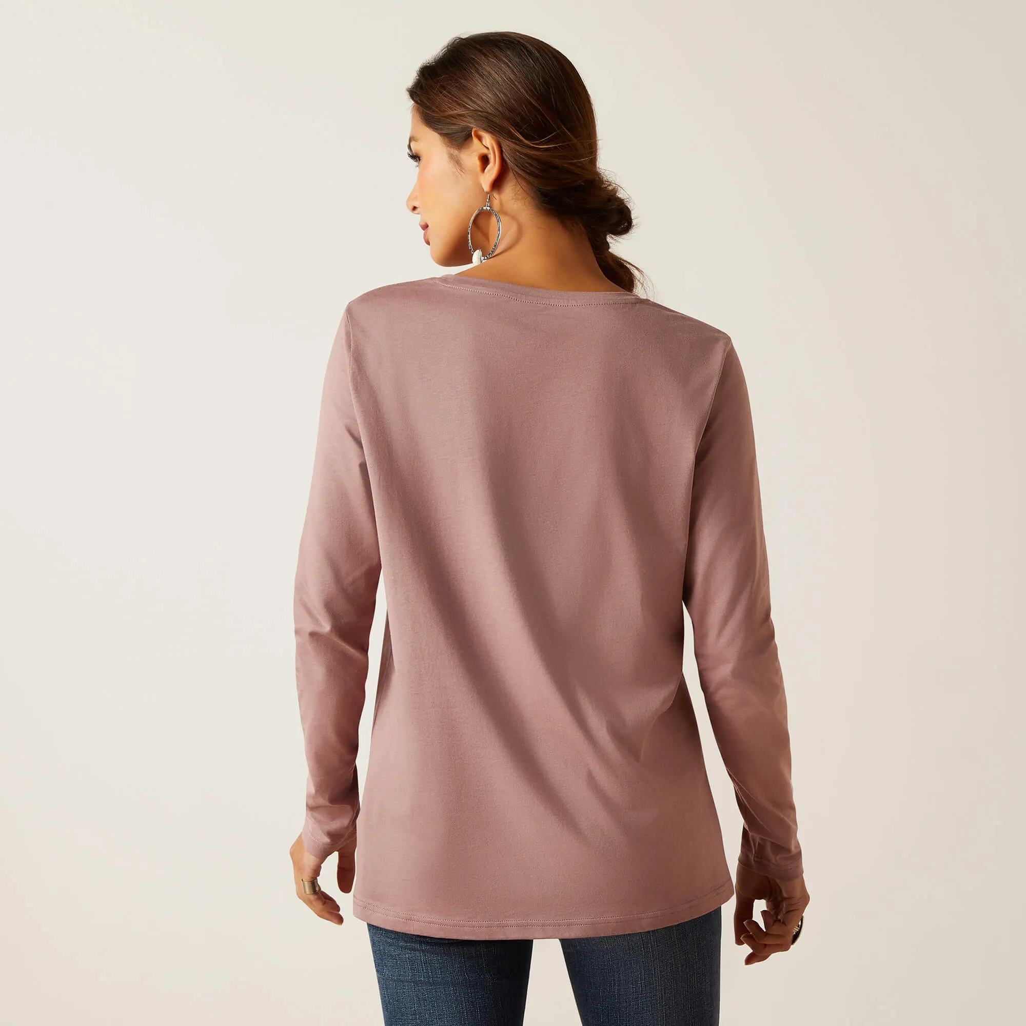 Ariat Women's Mauve Fawna Tee