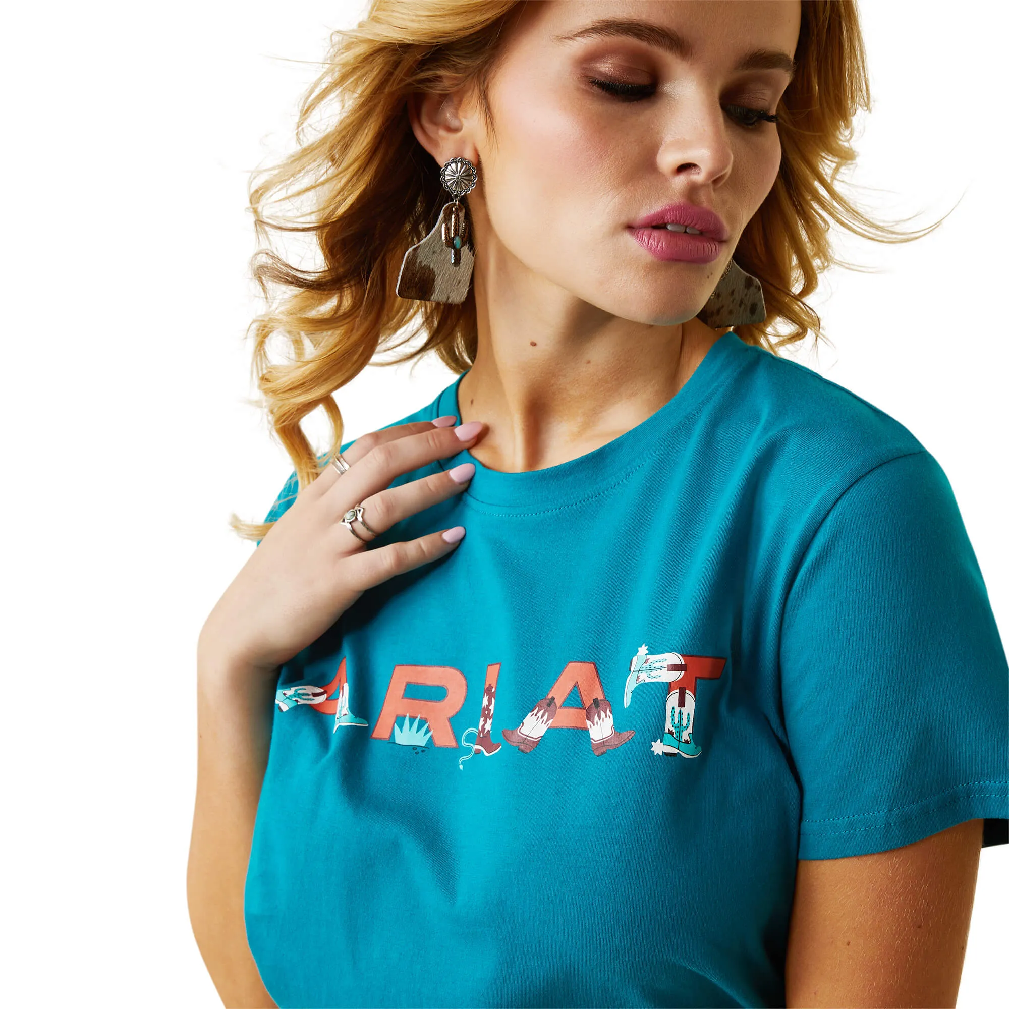 Ariat Women's REAL Boot Kickin' Logo Tee