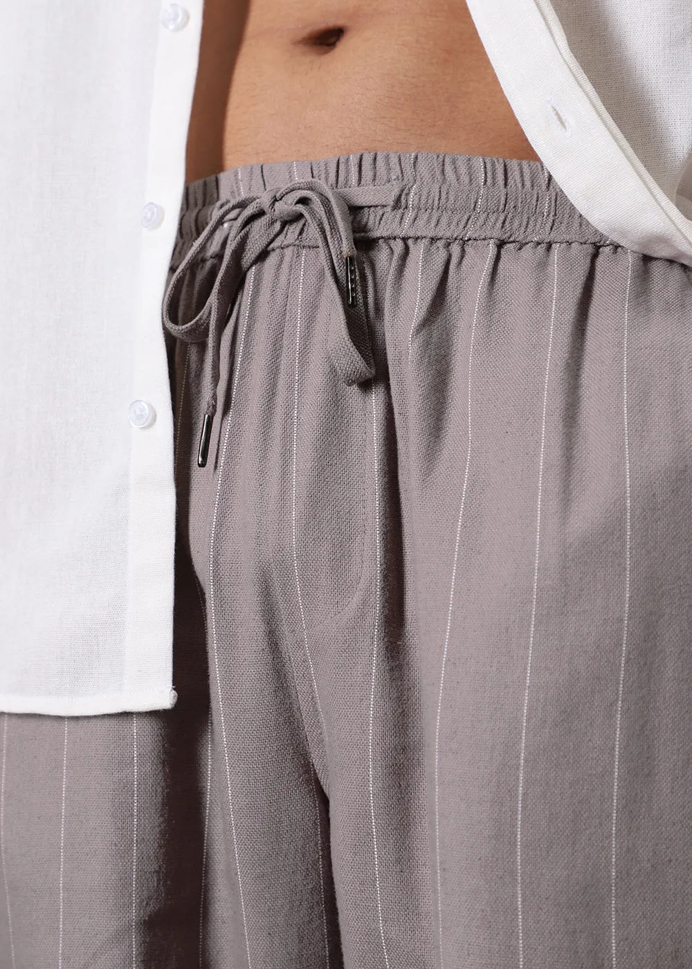 Ash Lavender Cotton Linen Pant