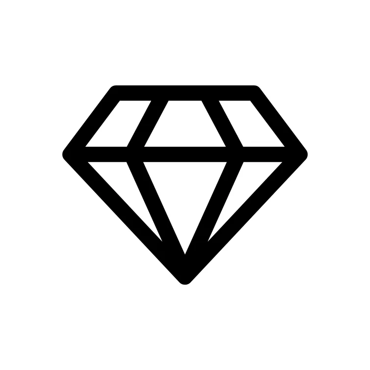 Asscher 0.9ct Natural Diamond, H, SI1