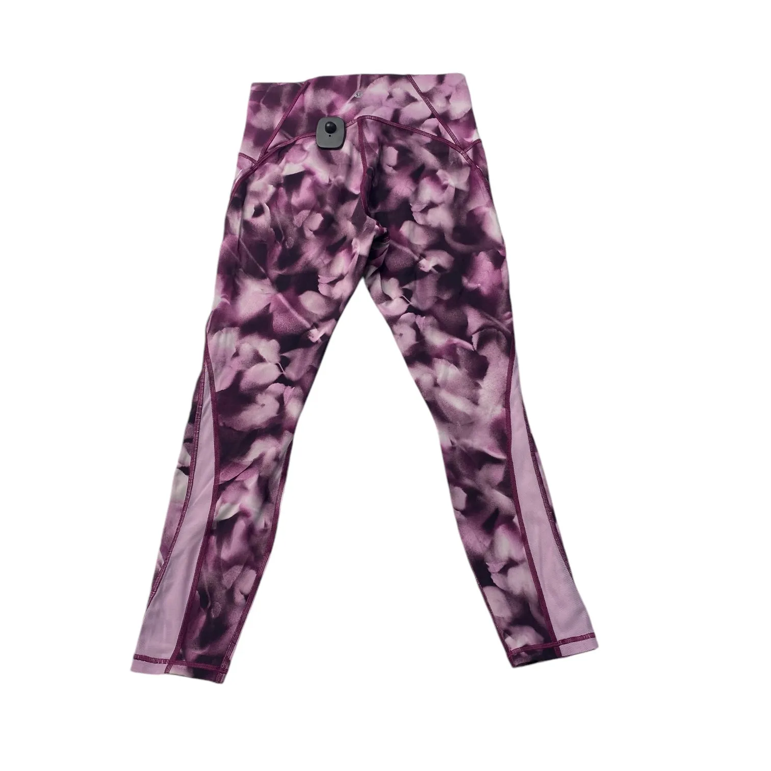 Athletic Capris By Lululemon In Pink & Purple, Size: 8