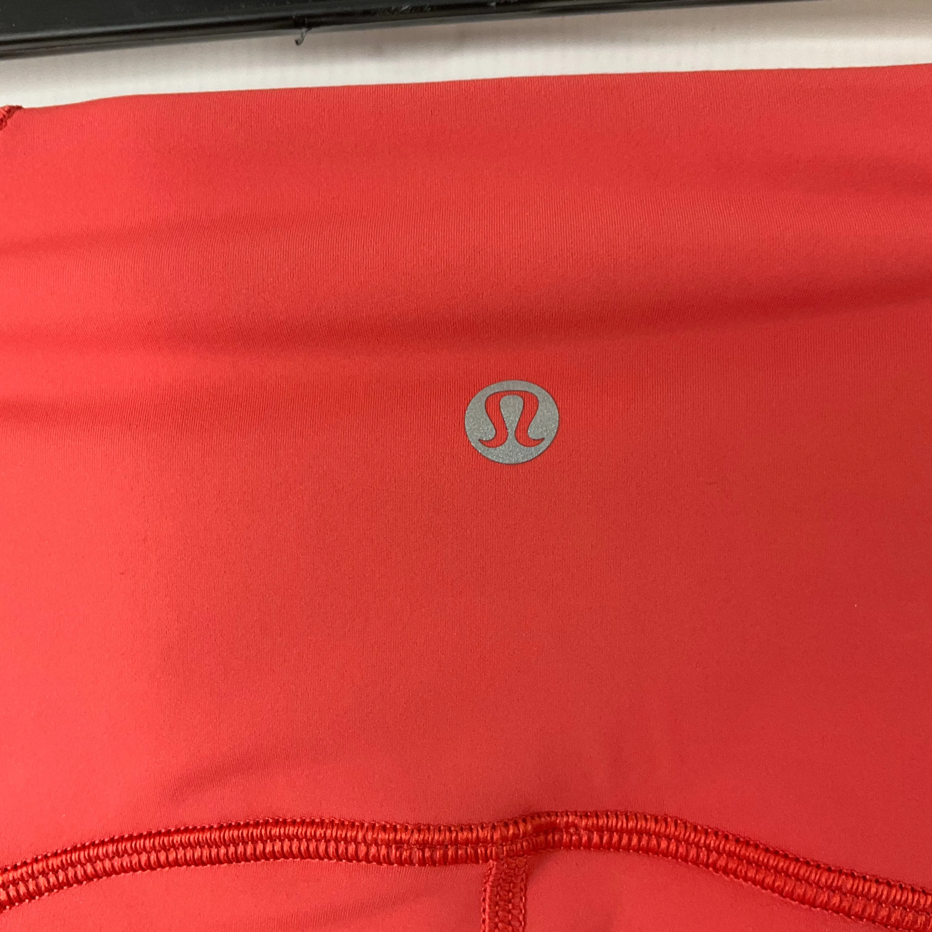 Athletic Leggings Capris By Lululemon In Orange, Size: 4