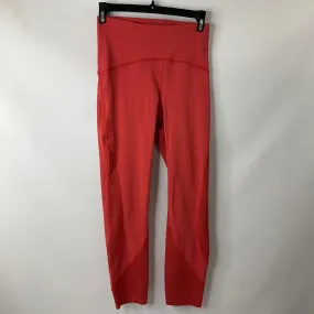 Athletic Leggings Capris By Lululemon In Orange, Size: 4