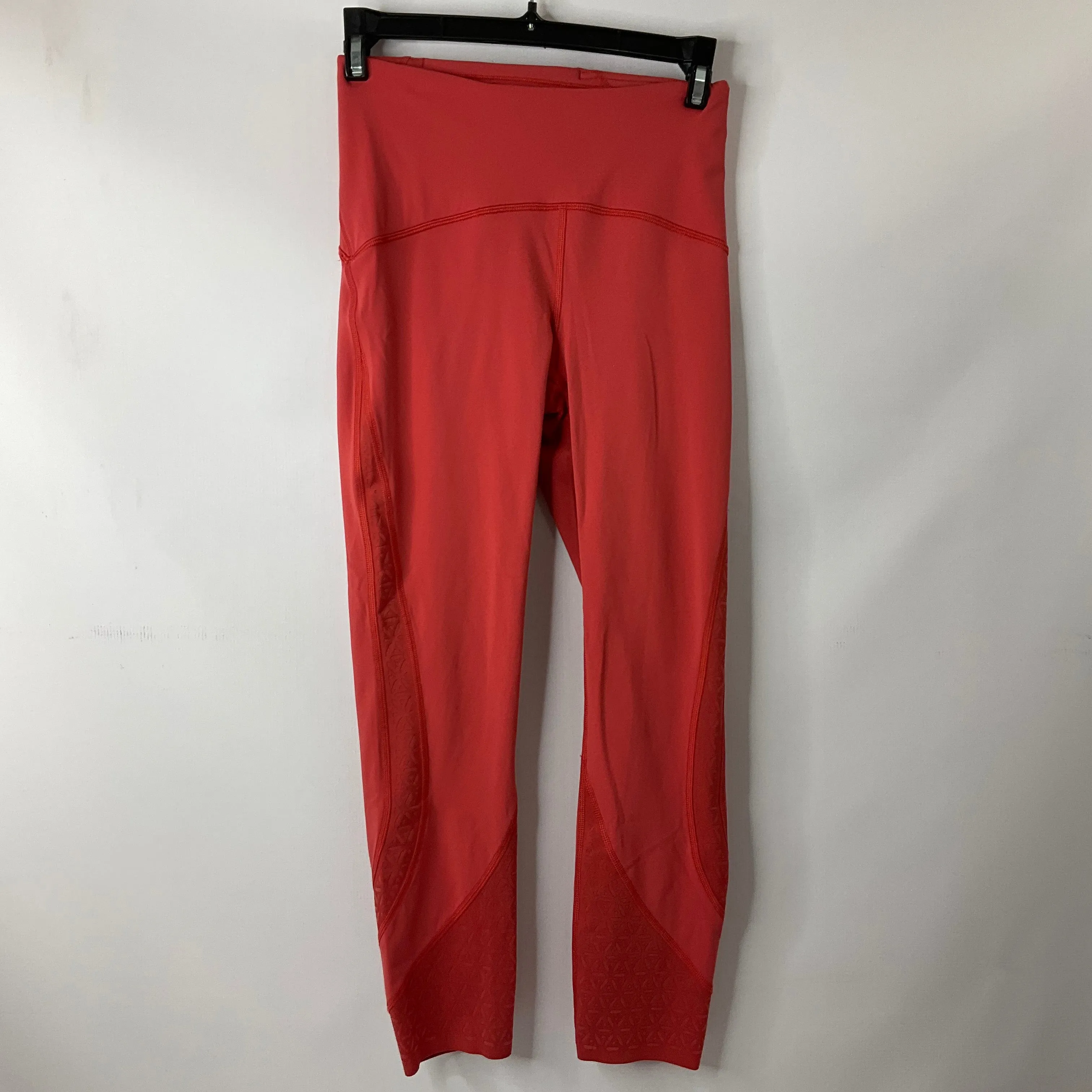 Athletic Leggings Capris By Lululemon In Orange, Size: 4