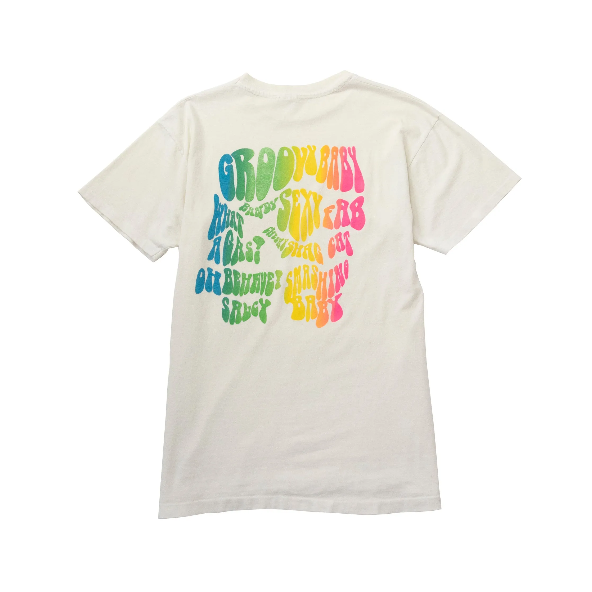 Austin Powers Rainbow Graphic Tee White