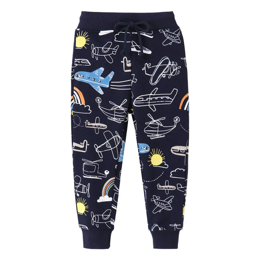 Baby Boy Animal 2-7T All-Season Drawstring Pants