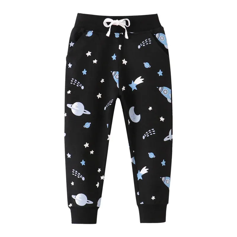 Baby Boy Animal 2-7T All-Season Drawstring Pants