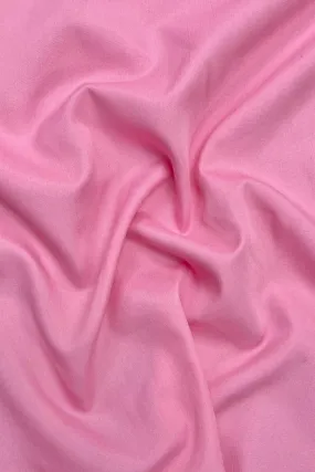 Baby Pink Plain Smooth Crepe Polyester Fabric (Wholesale)