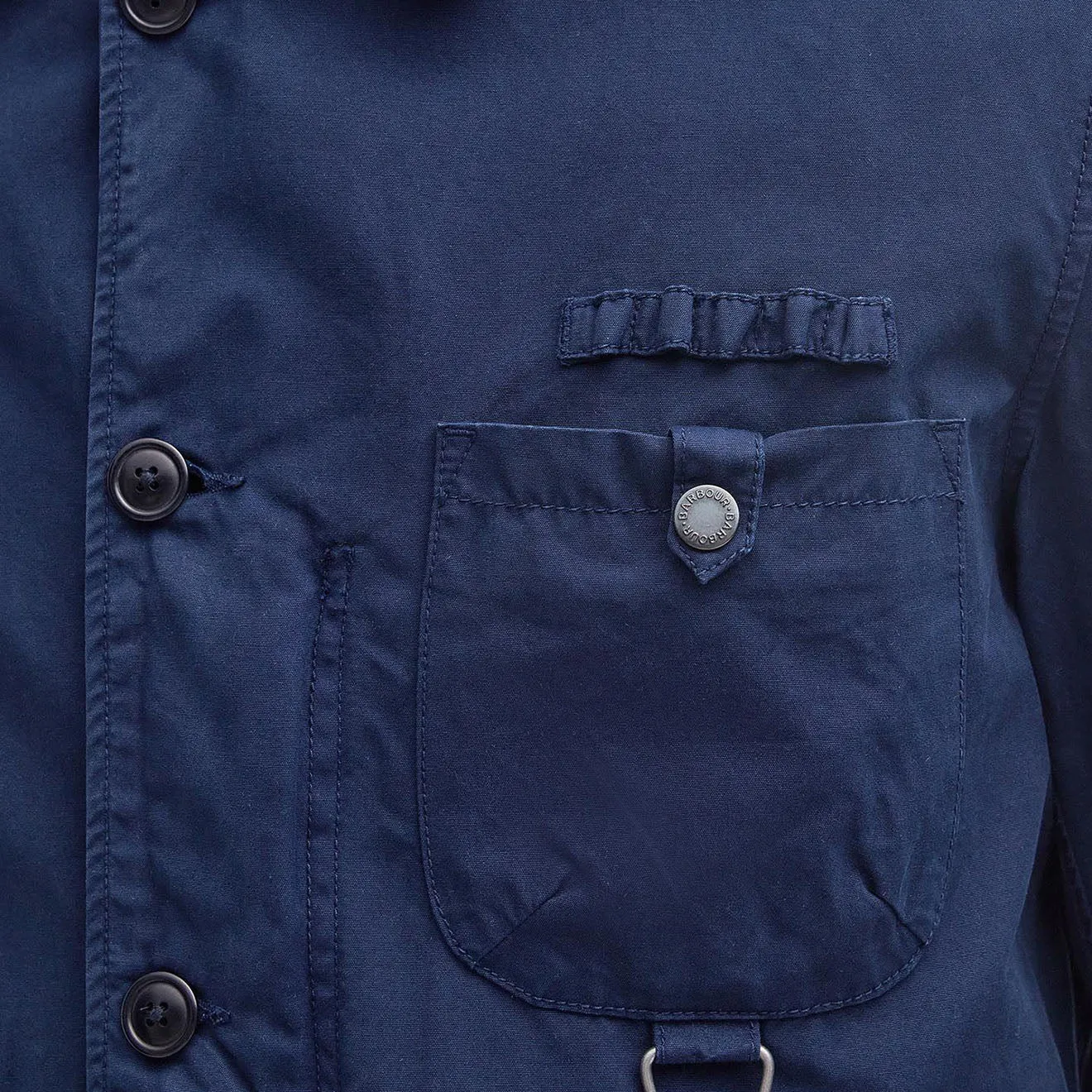 Barbour Cotton Salter Overshirt Classic Navy