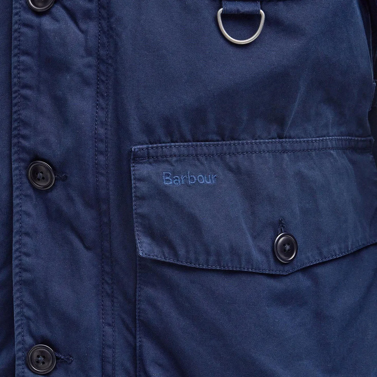 Barbour Cotton Salter Overshirt Classic Navy