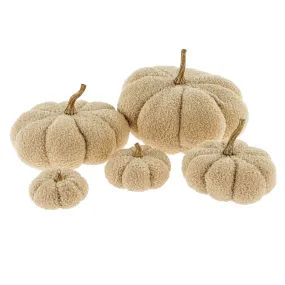 Beige Boucle Pumpkins