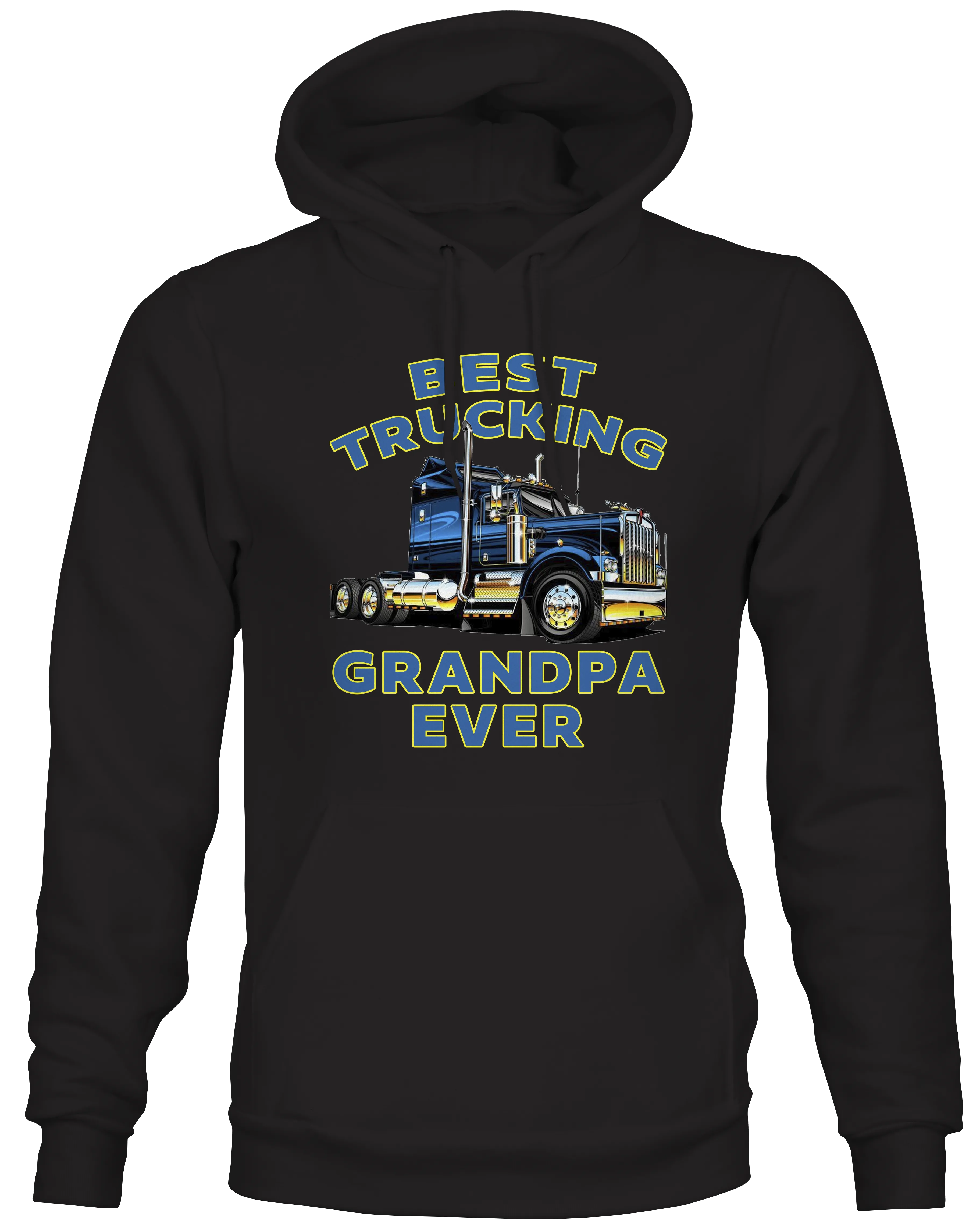 Best Trucking Grandpa Graphic Hoodie