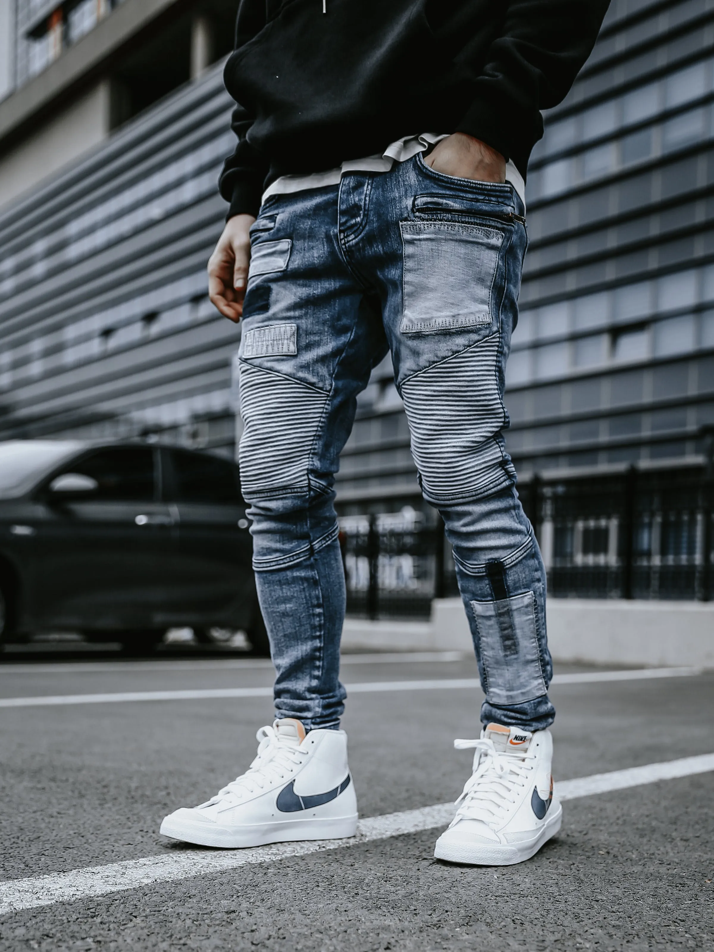 Biker Franken Jeans