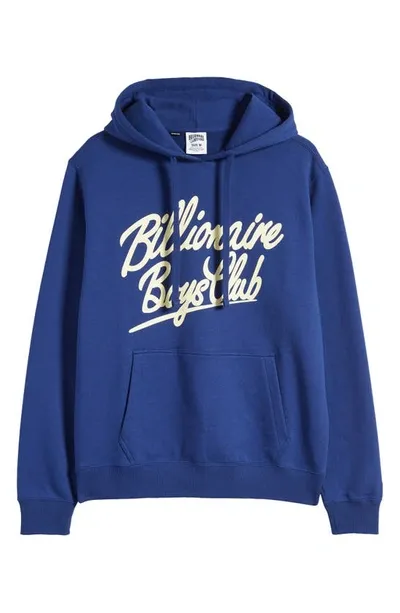 Billlionaire Boys Club BB Script Hoodie Blue Depths