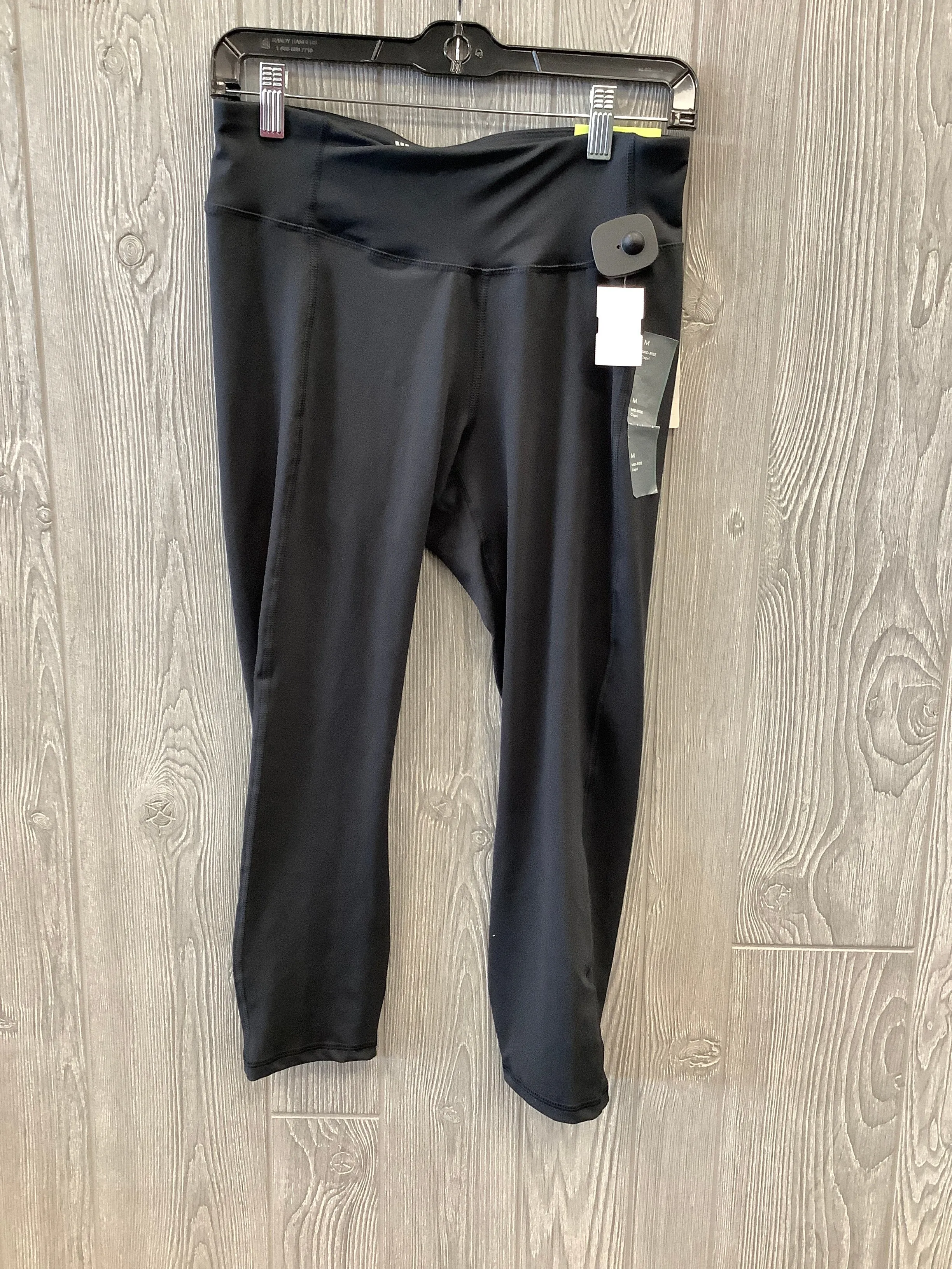 Black Athletic Capris All In Motion, Size M