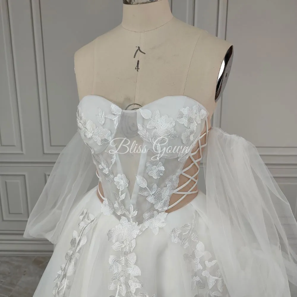 Blossom A-Line Wedding Gown