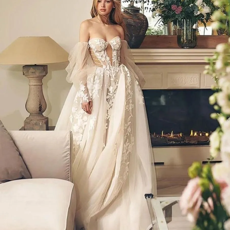 Blossom A-Line Wedding Gown