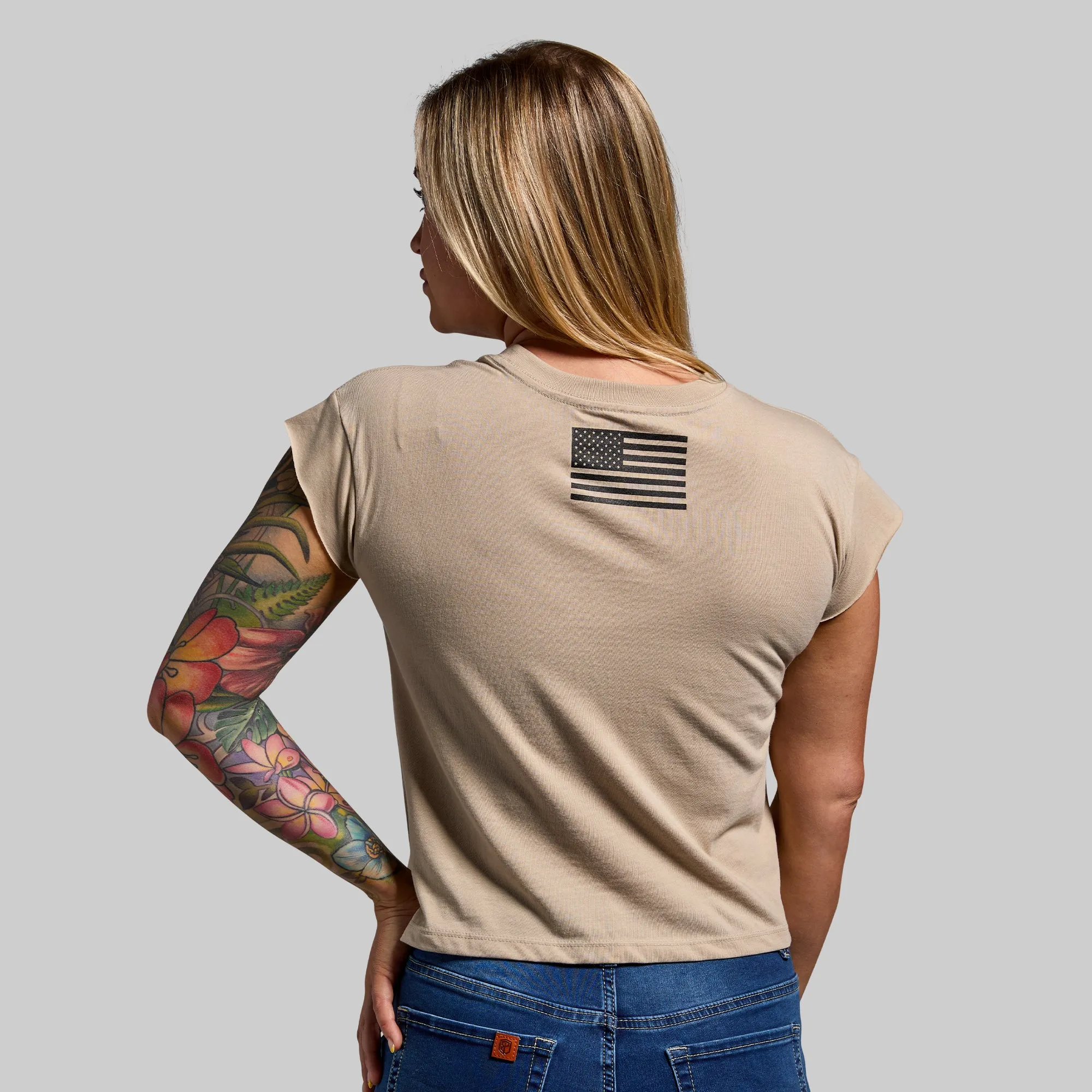 Brand Muscle Tee (Tan)